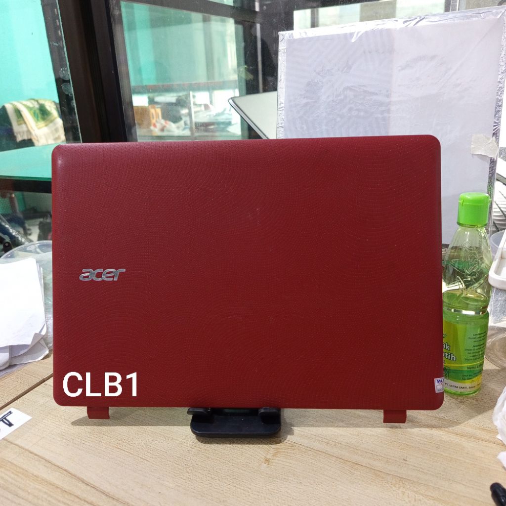 [ MERAH ] Casing LCD Belakang Acer ES1-131 Normal Tested Seken Original [ back cover case kesing fra