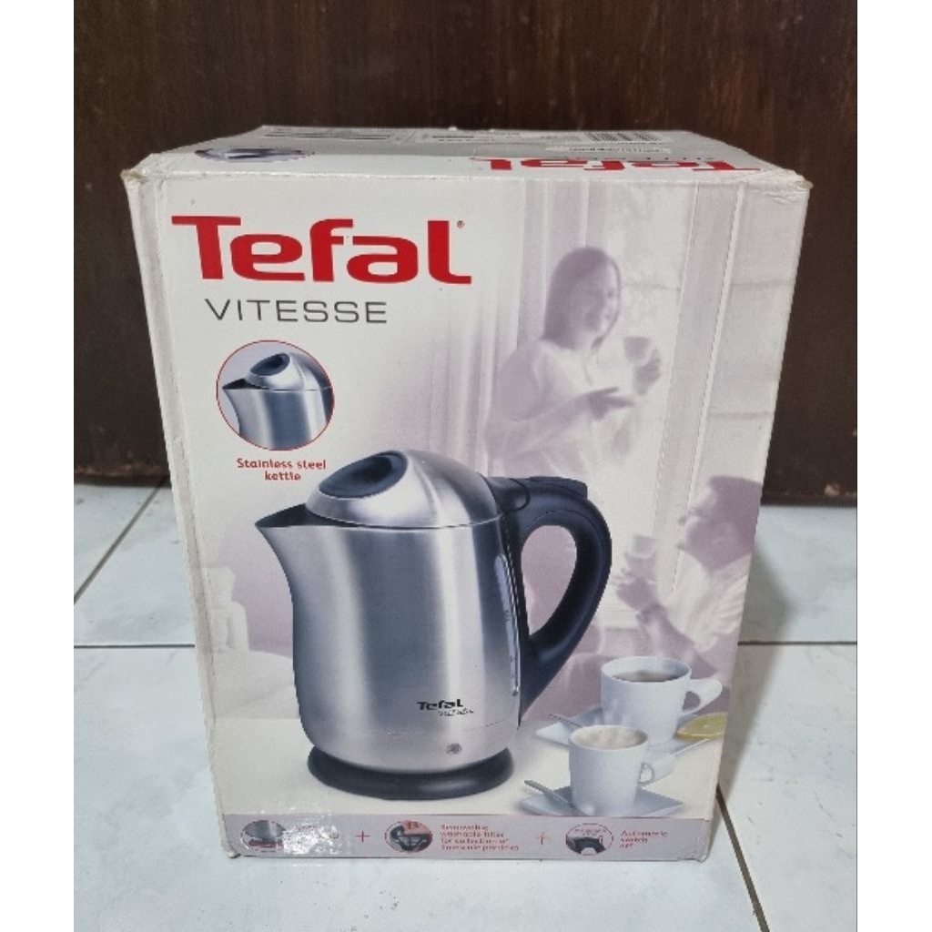 Tefal Vitesse 1.7L BI762570 Stainless Steel Electric Kettle - Teko Pemanas Air Listrik 17 Liter