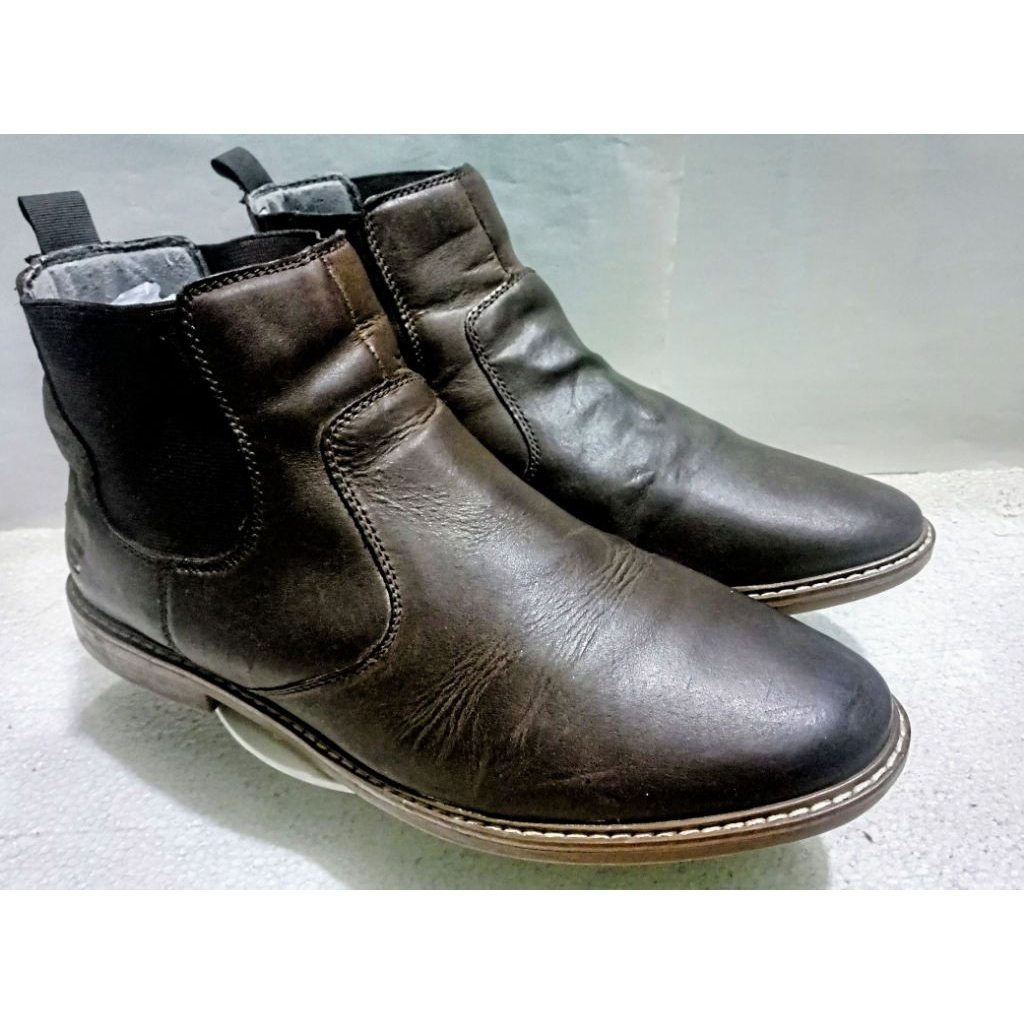 Skechers - Sepatu Pria Casual Boots Kulit Import Original