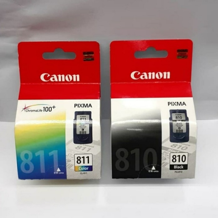 Cartridge Canon Original 810 Hitam 811 Warna Resmi