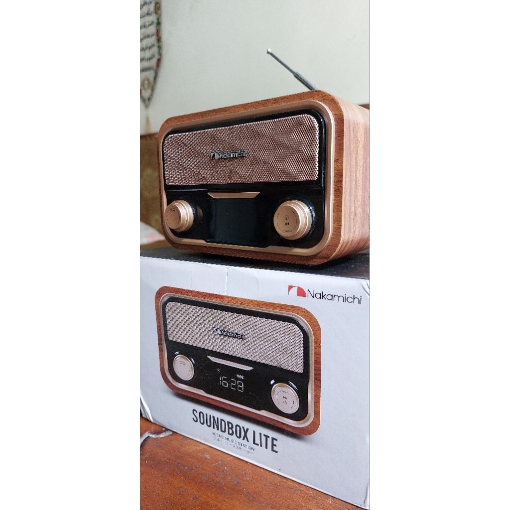Soundbox lite Nakamichi, speaker portable, musik bok box