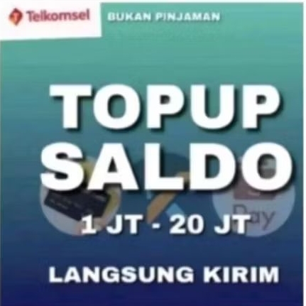 TERPERCAYA  TOP/SALDO TRANSFER PULSA AXIS/TELKOMSEL 1JT-20JT A1