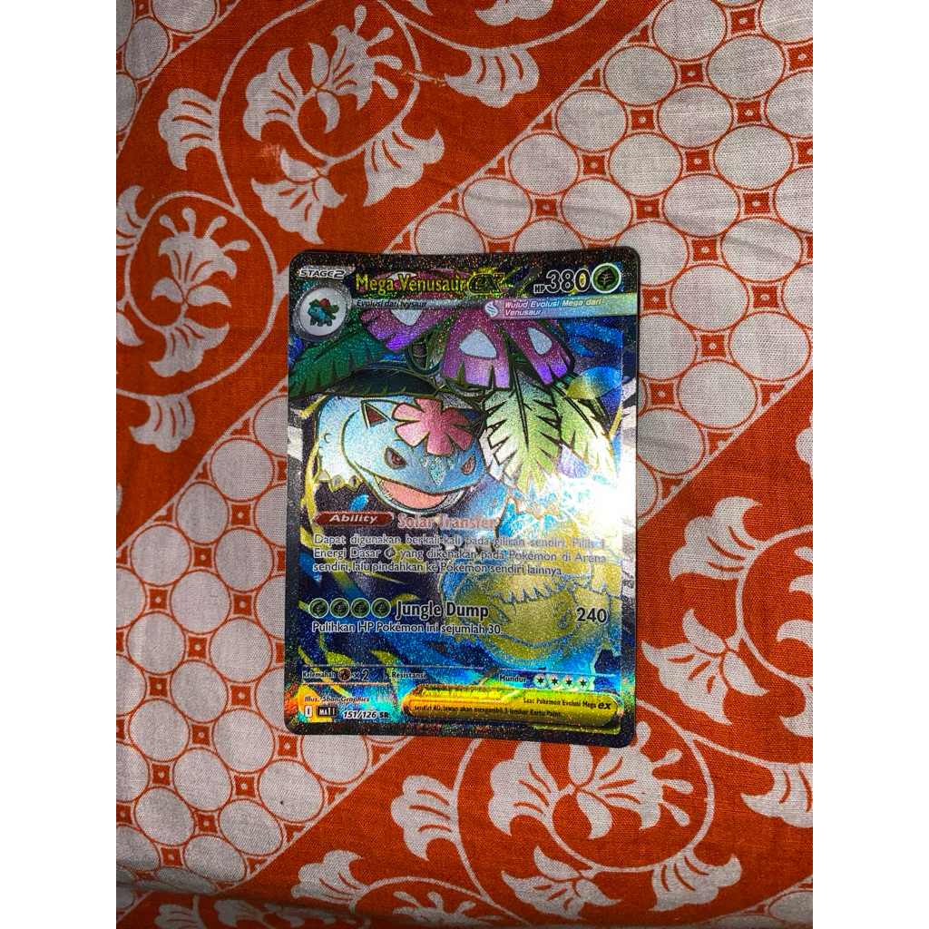 Mega Venusaur ex MA1 151/126 SR Pokemon TCG Indonesia
