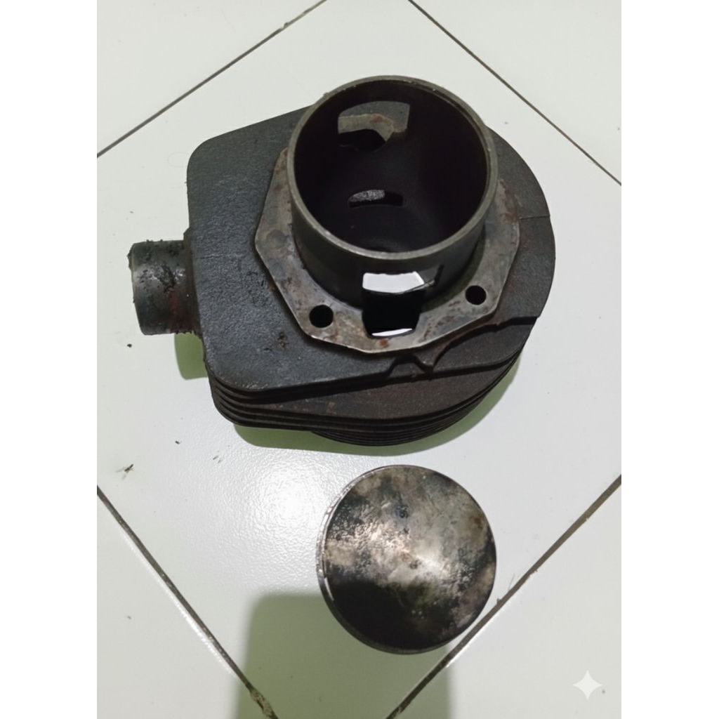 Blok seher komplit copotan Vespa PS 150 ukuran M12