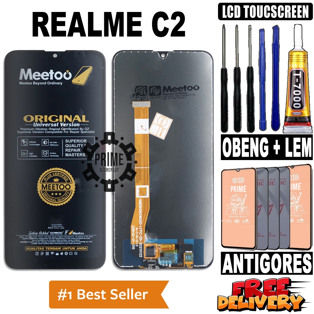 LCD REALME C2 ORIGINAL MEETOO LCD TOUCHSCREEN REALME C2 FULLSET