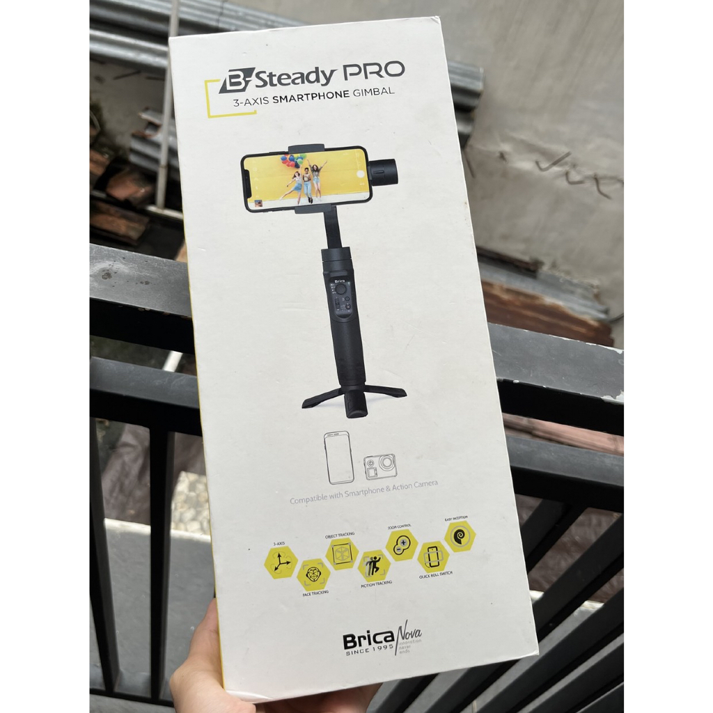 Brica B-Steady Pro 2023 – Gimbal Stabilizer Smartphone