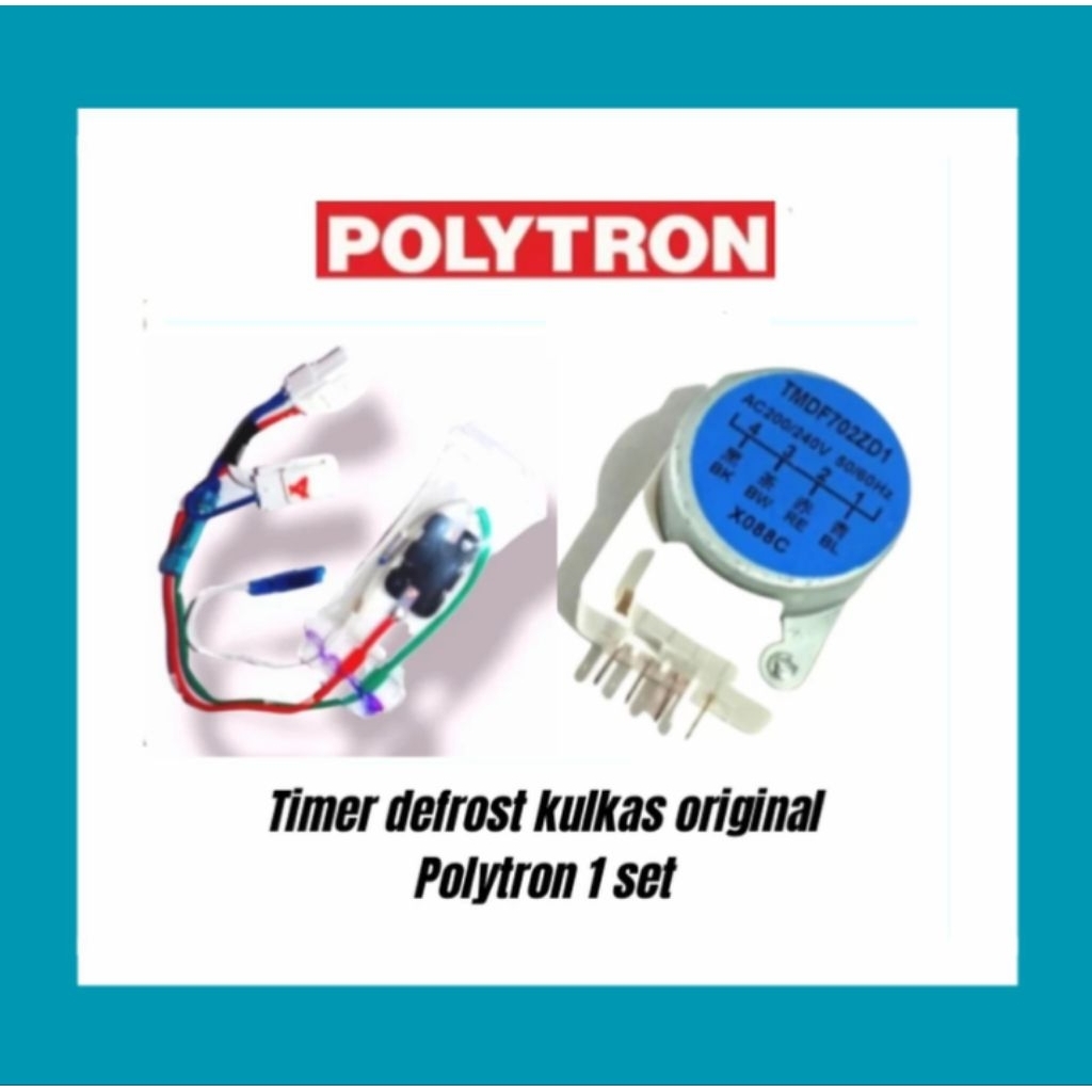 Timer defrost kulkas Polytron 2 pintu