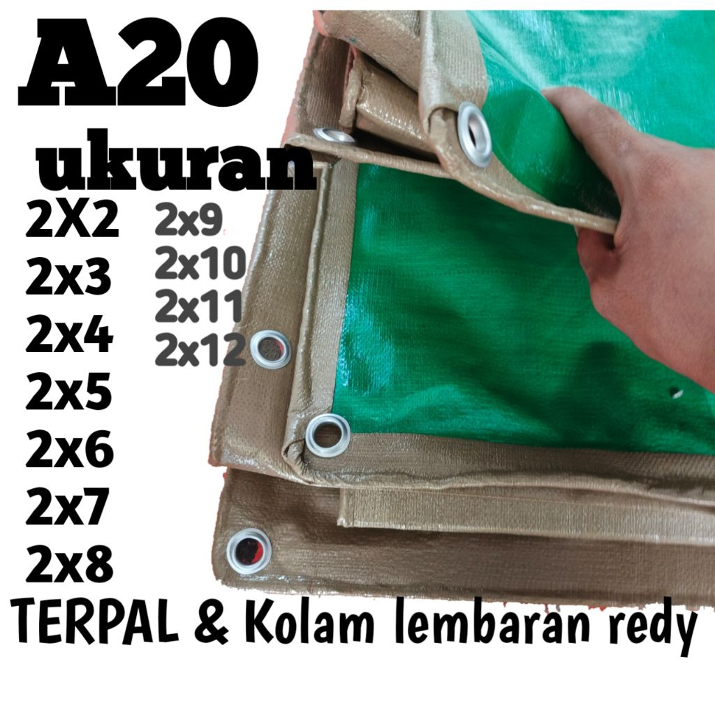 terpal lembaran A20 uv