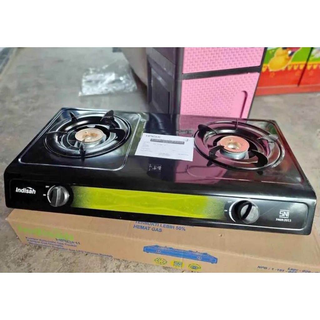 Kompor 1 tungku 2 tungku SNI |Regulator Selang