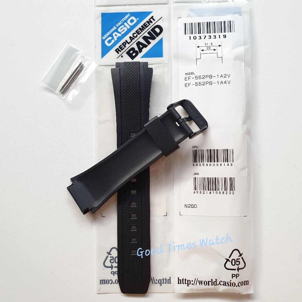 STRAP EDIFICE EF-552PB-1A EF 552PB EF 552 CASIO ORIGINAL