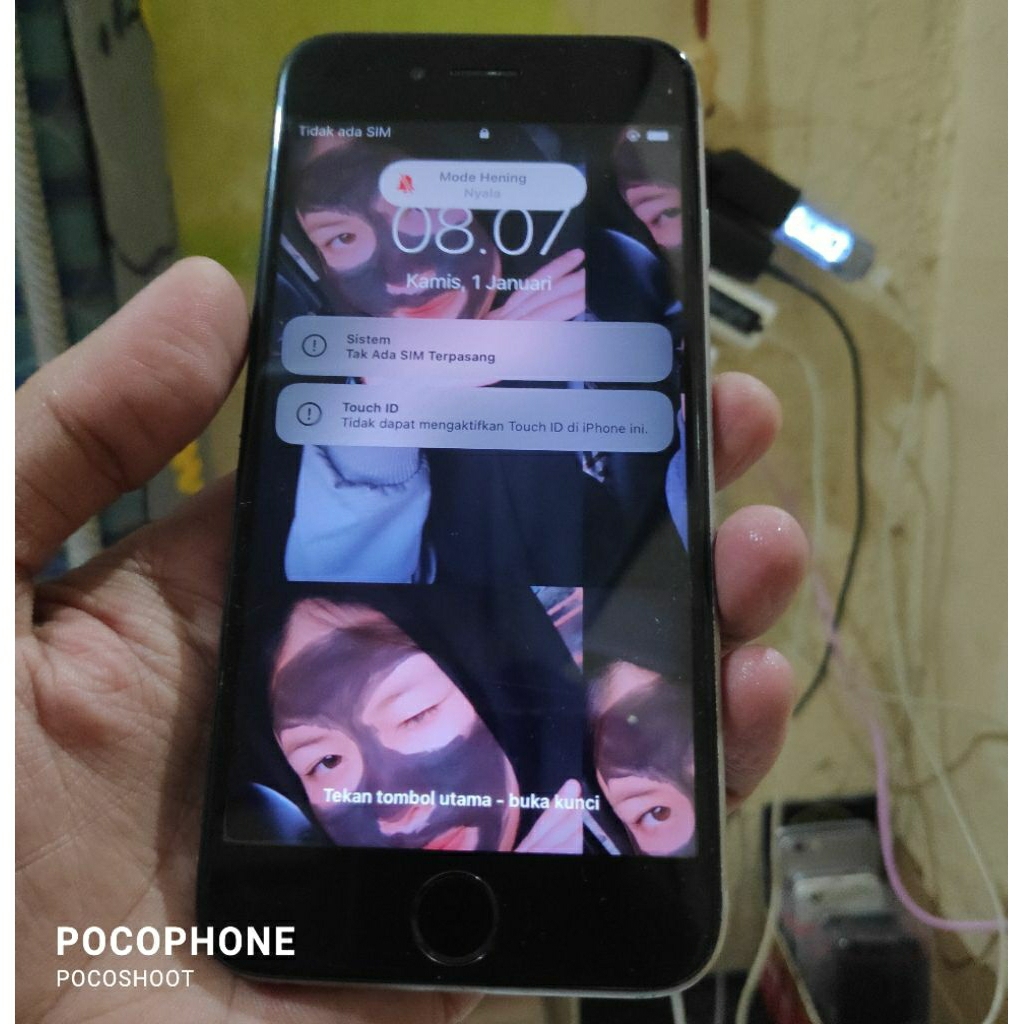Mesin iPhone 6s 64gb passcode unit tanpa batre /baca deskripsi