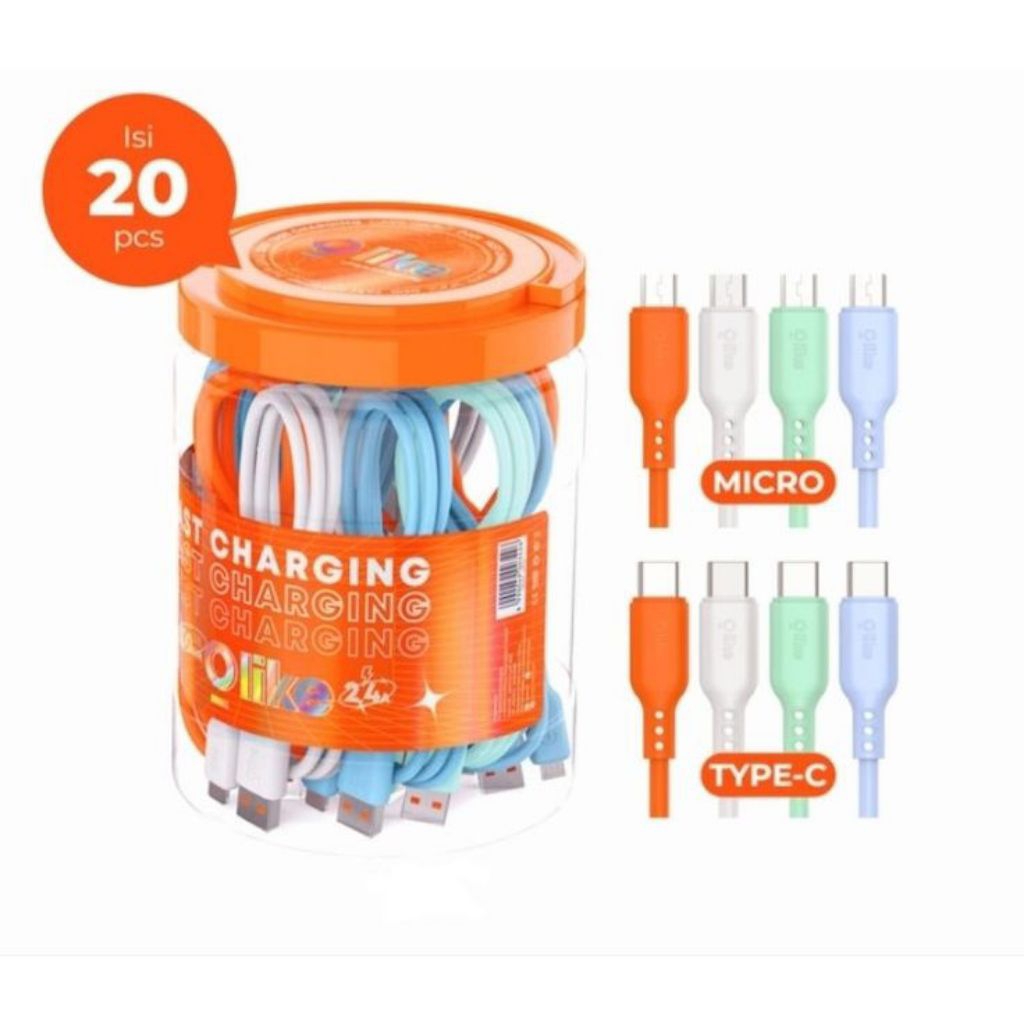 Kabel data tipe C OLIKE 1 toples 20 PCS