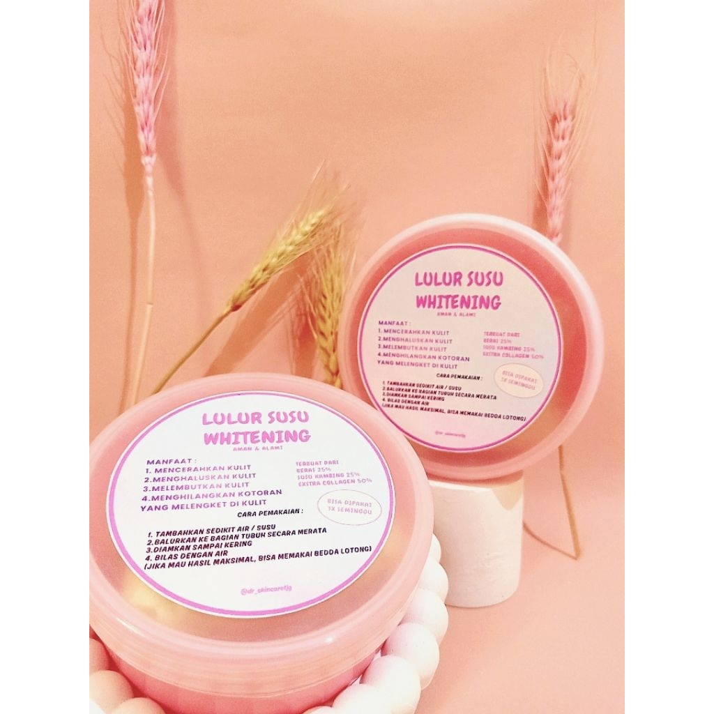 Scrub/Lulur Susu Whitening Collagen