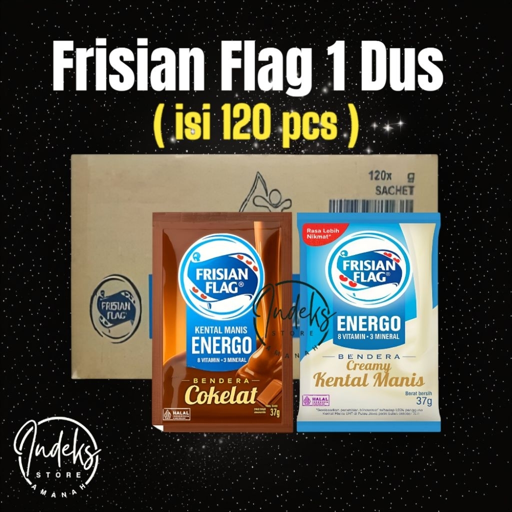 Frisian Flag Sachet 1 Dus Karton (120 pcs) + Expired Panjang