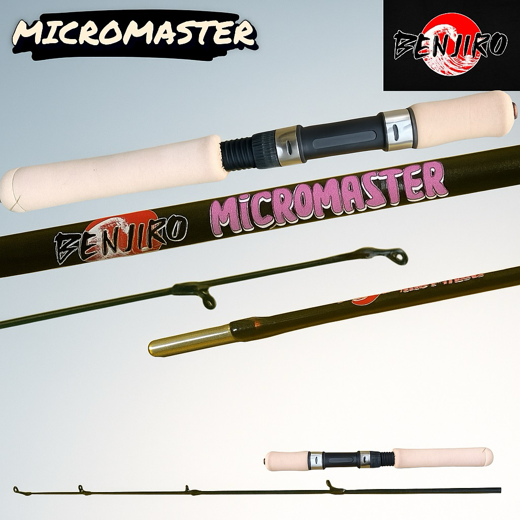 Satu Set pancing joran microfishing udang wader gober solid lentur 100 120 135 cm