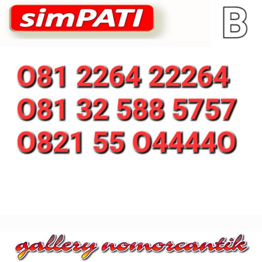 NOMOR CANTIK SIMPATI 588 5757