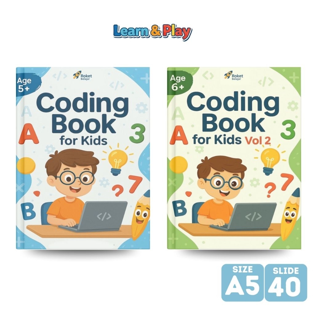 Buku coding anak 5 tahun + | Coding for kids | Buku belajar anak