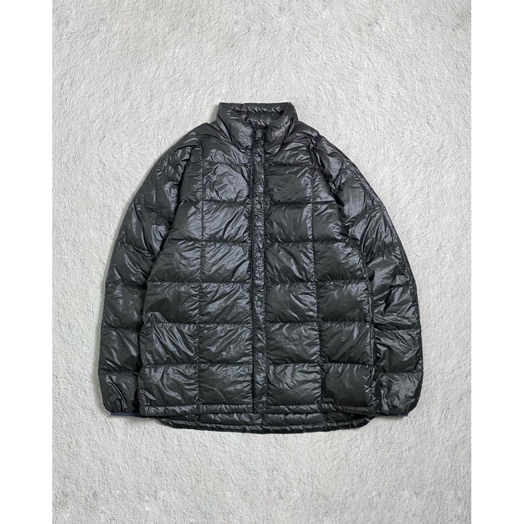 JAKET BULANG VINTAGE MONTBELL DOWN BUTTON UP