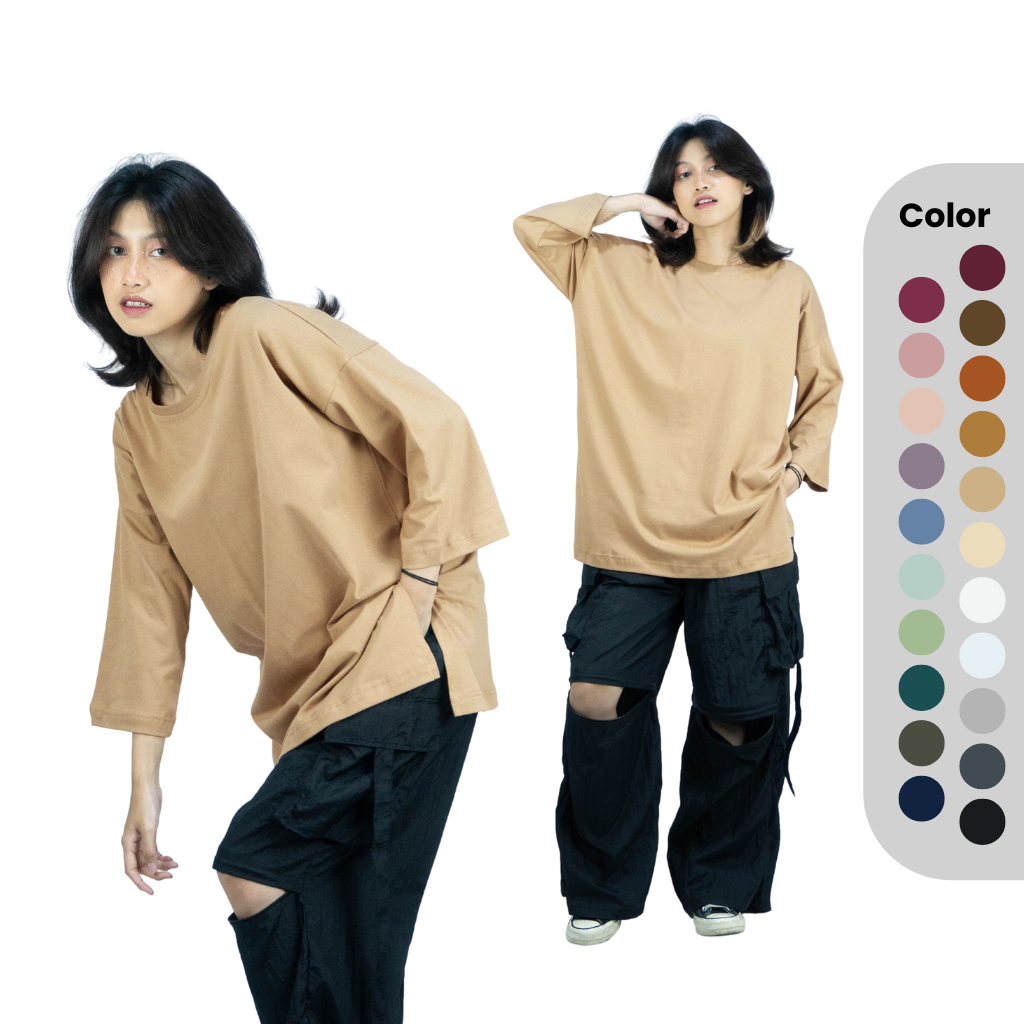 KEEN IDD T shirt Basic Oversize Hijab Friendly Material Premium Cotton Combed 24s