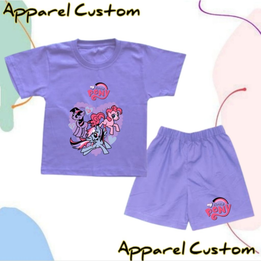 STELAN BAJU & CELANA ANAK MY LITTLE PONY
