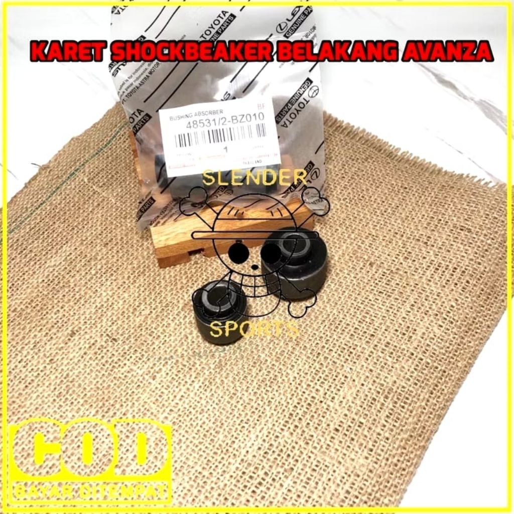 KARET BUSHING SHOCKBREAKER BELAKANG AVANZA - KARET SHOCK BREAKER AVANZA ATAS BAWAH