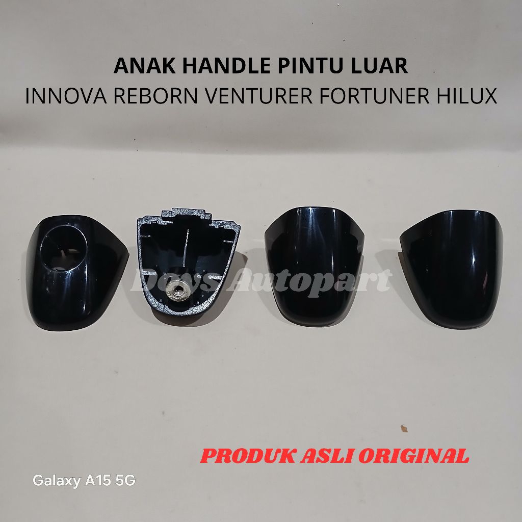 Anak kunci handle pintu luar warna hitam mobil toyota innova reborn venturer fortuner hilux asli ori