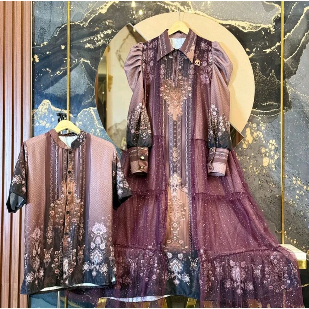 Couple lebaran / Dress lebaran / Gamis lebaran terbaruu / couple lebaran