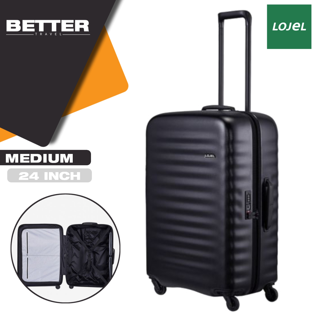 Koper LOJEL 24 inch medium size hardcase sangat ringan 3.3 kg polycarbonate tsa lock