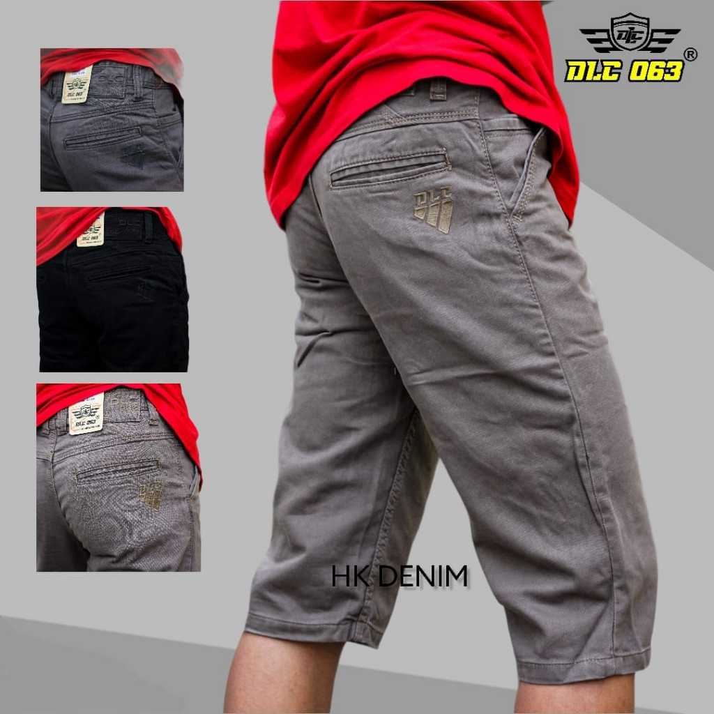 Celana Pendek Kanvas Brand DLC 063 CASUAL Original Standar Reguler / Celana Kanvas Pendek dlc063 Cas