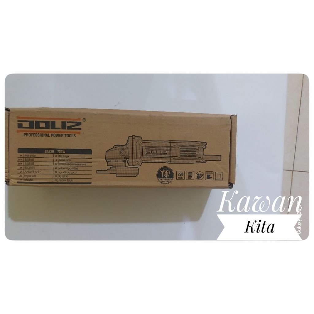 MESIN GERINDA TANGAN DOLIZ BA 730 / GURINDA TANGAN DOLIZ