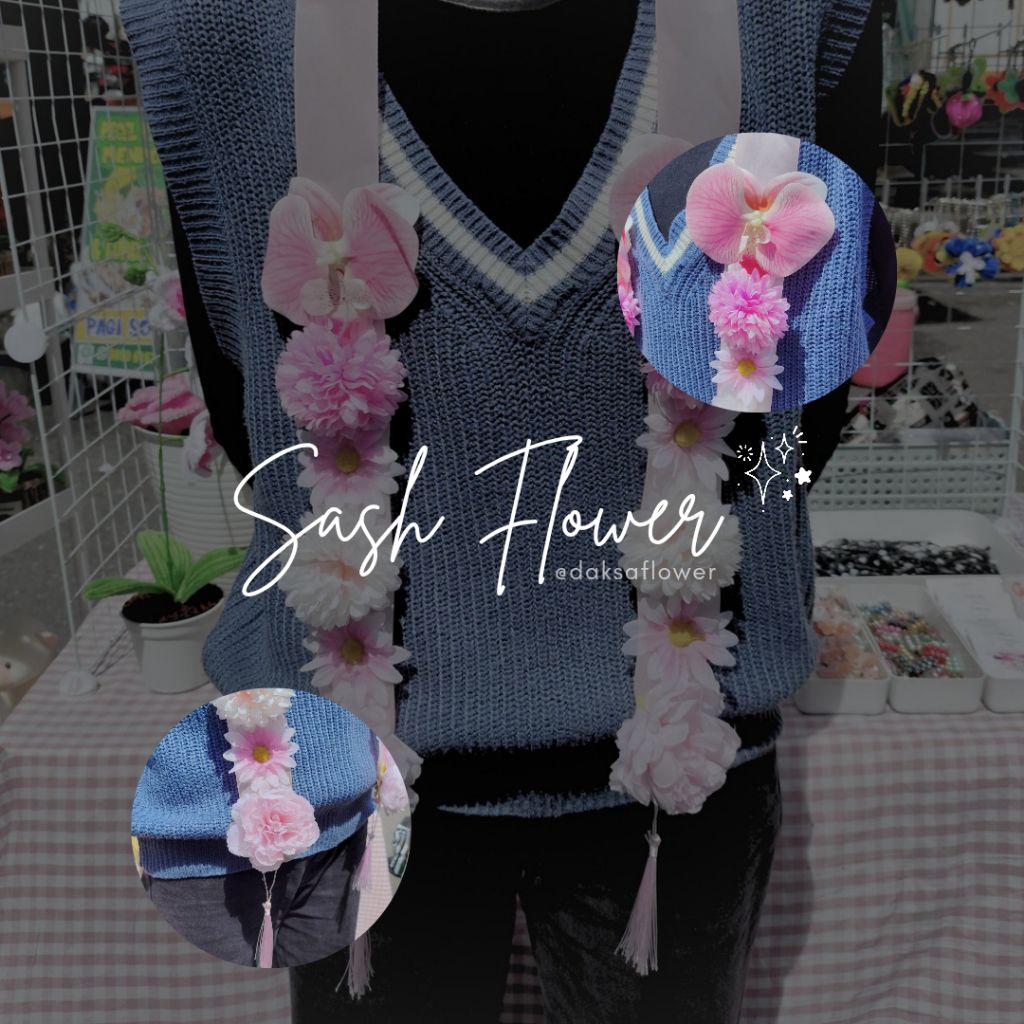 Sash Flower | Selempang Wisuda | Graduation Sash