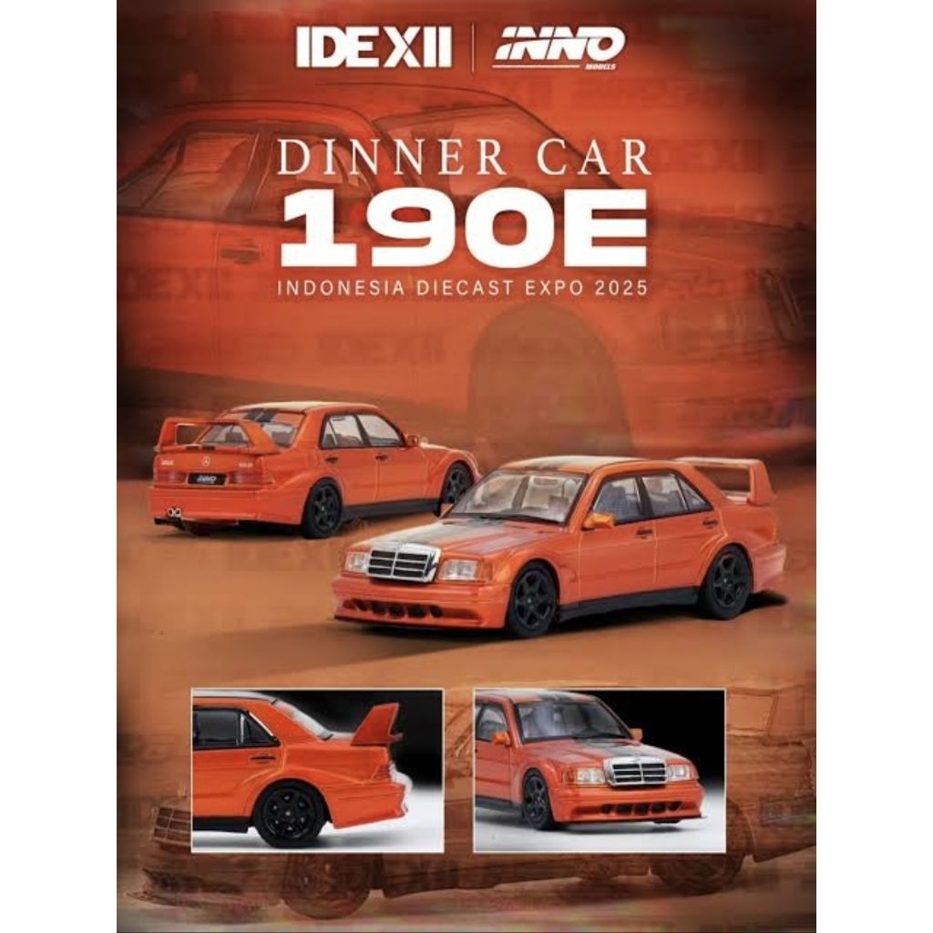 Inno64 Mercedes Benz 190E Evolution Dinnee Car IDE 2025