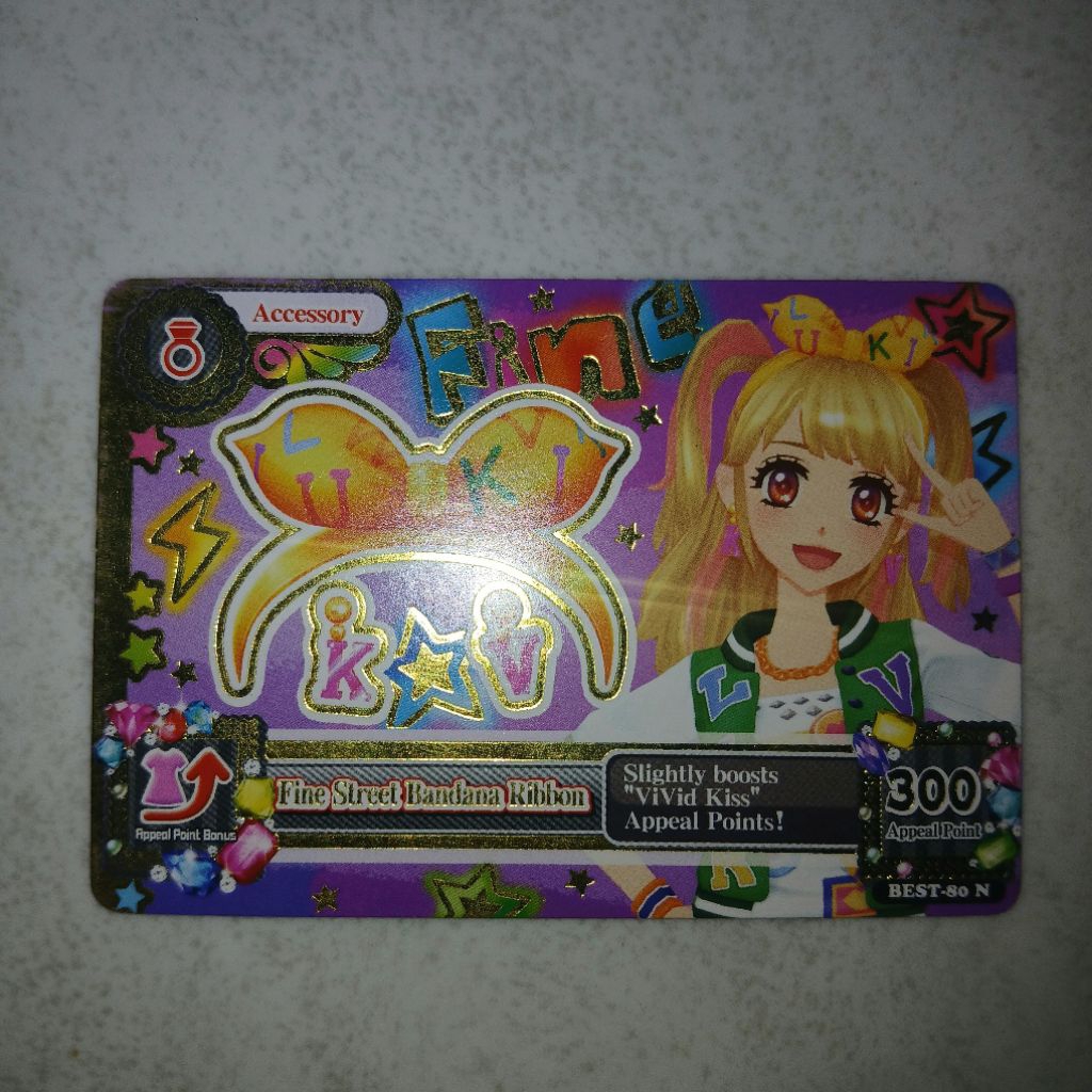 [ORI] Aikatsu Fine Street Bandana Ribbon