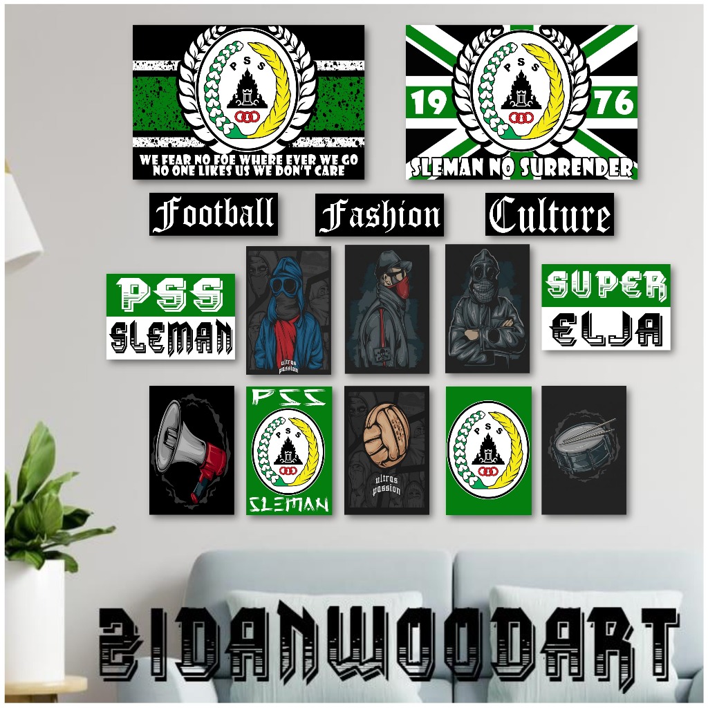 PSS SLEMAN ZWA_POSTER / HIASAN DINDING / SEPAK BOLA / FOOTBALL / AESTETHIC