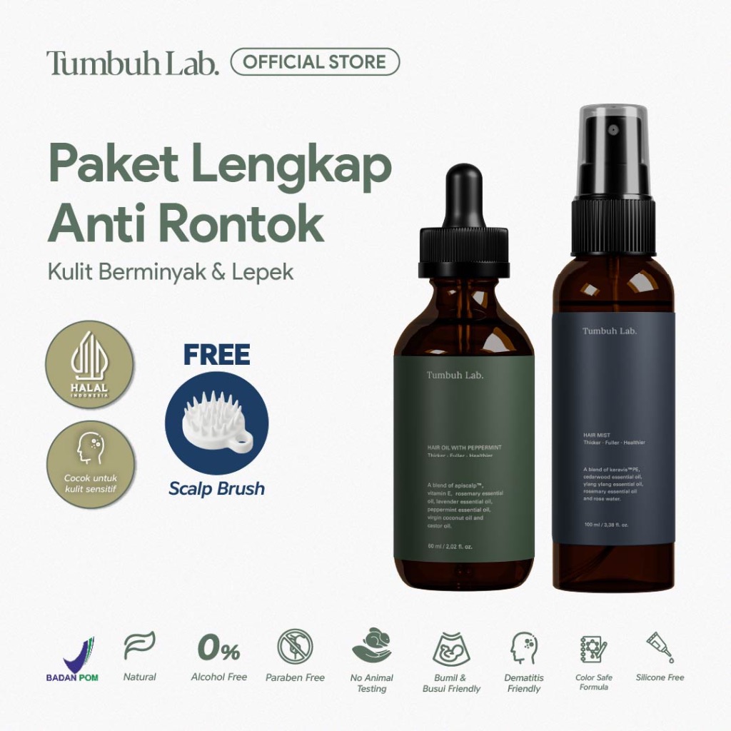 BUNDLING TUMBUHLAB HAIR OIL DAN HAIR MIST