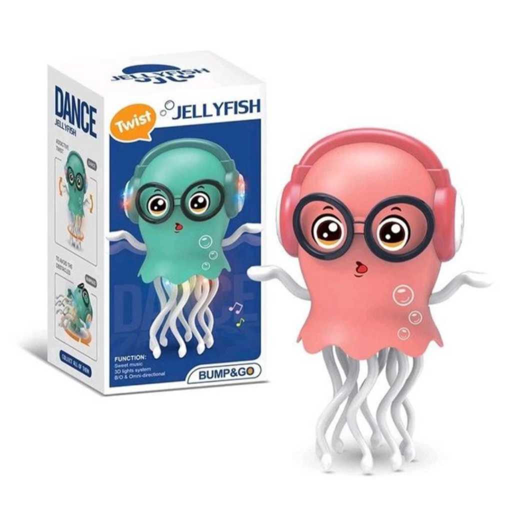MAINAN GURITA AJAIB gurita menari dancing squid mainan anak jelly fish dance