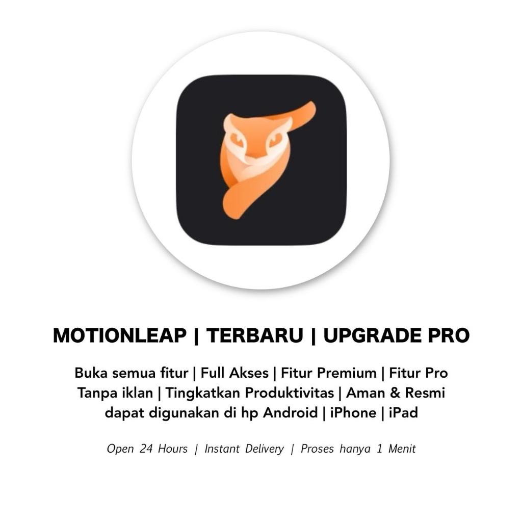 Motionleap Pro Premium Aplikasi iPhone Android