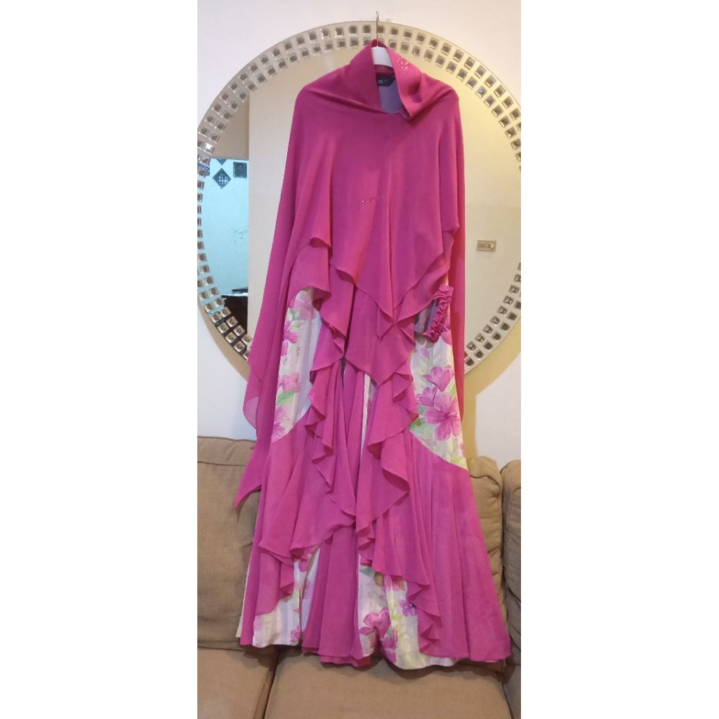 sisesa set shocking pink Swarovski