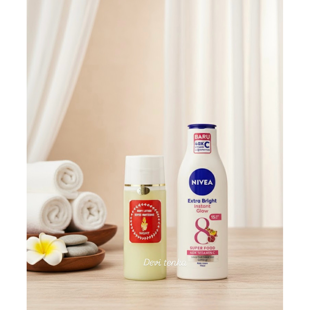 Nivea instan glow + hb super withening