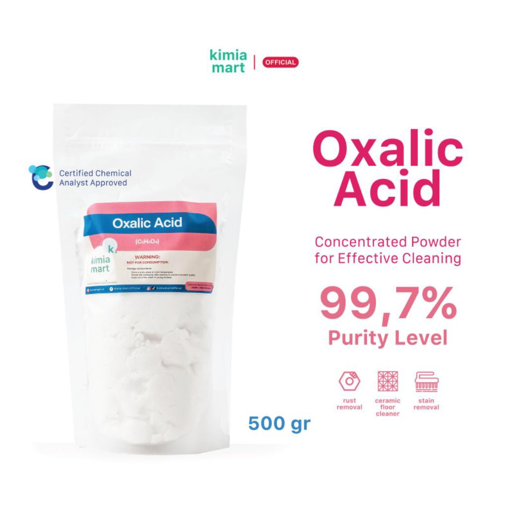 Oxalic Acid - Pembersih Kamar Mandi Ampuh Anti Ribet Menghilangkan Noda / Asam Oskalat - OXALIC ACID