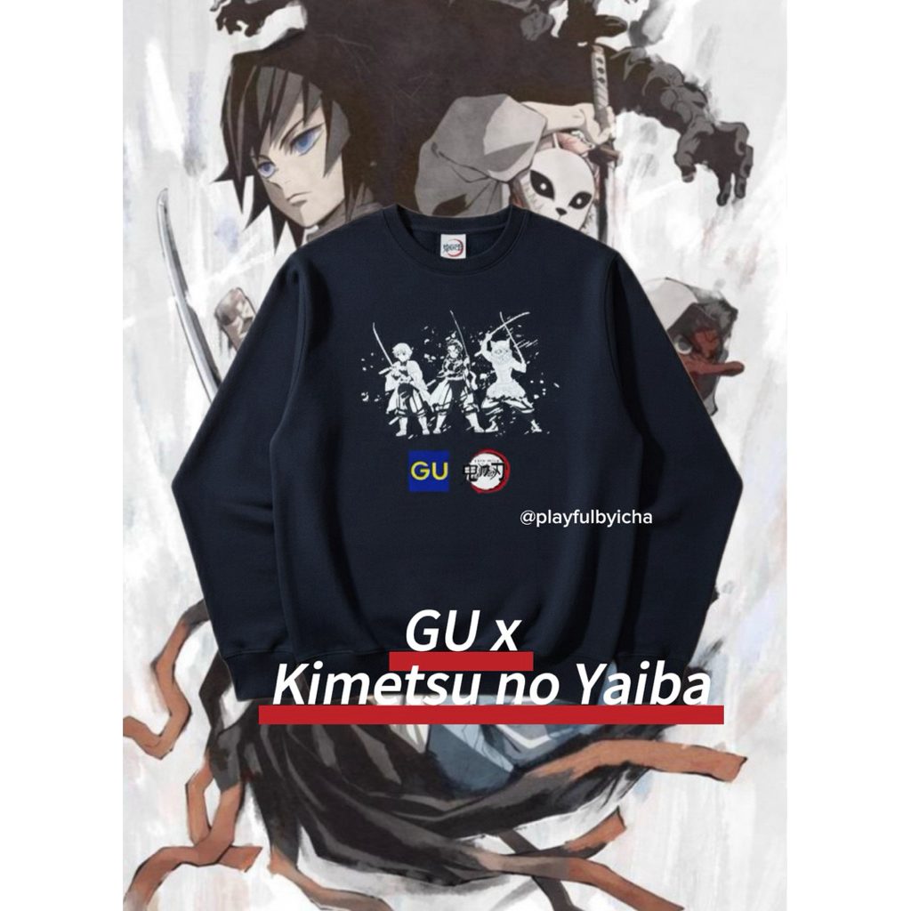 GU x Kimetsu No Yaiba Sweater (Limited Edition)