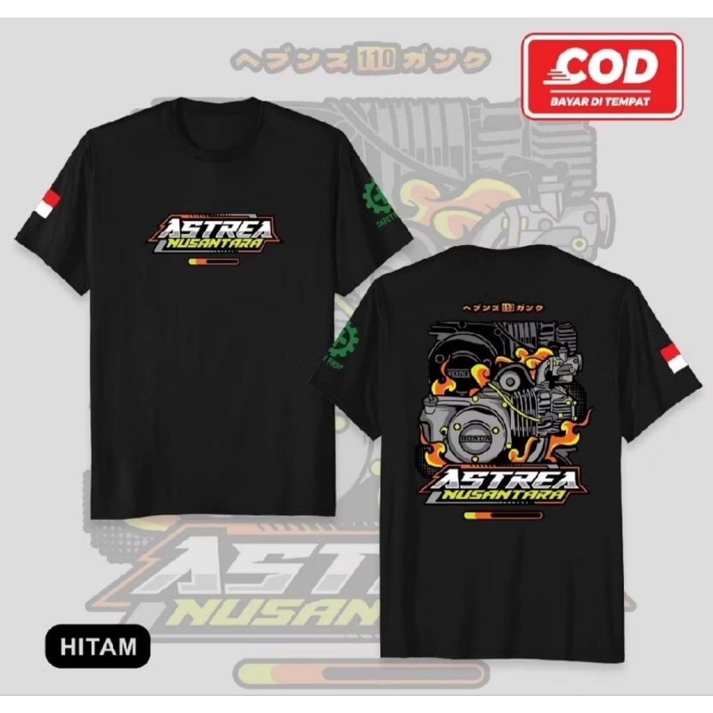 Kaos Motor Astrea Nusantara Kaos Distro Unisex
