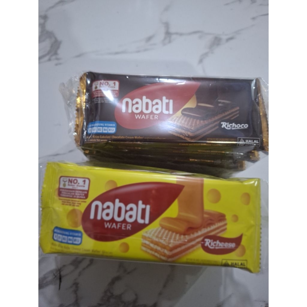 Nabati Wafer 15gr 1 renceng isi 10 bungkus