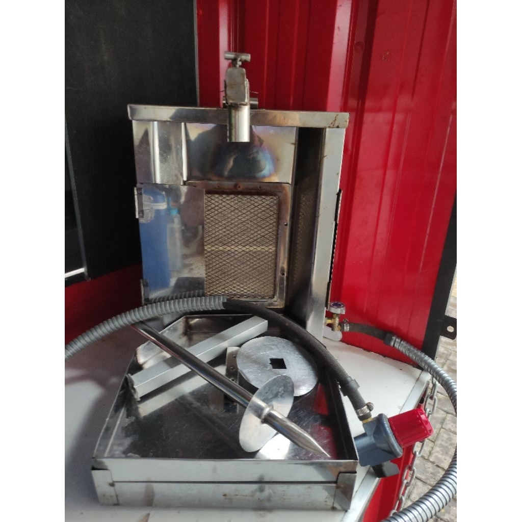 Kebab burner 2 kg bekas second kondisi terlihat baru