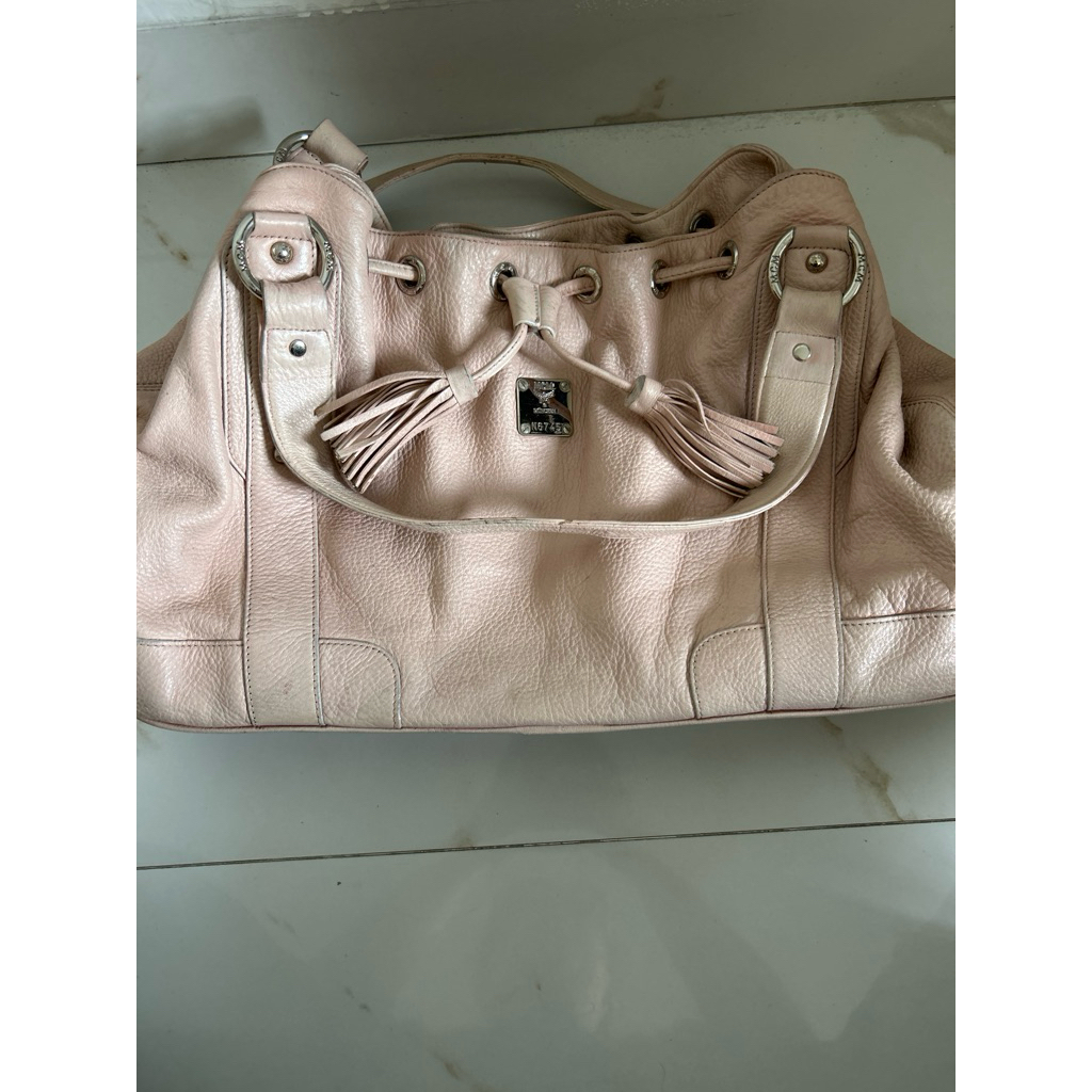 PRELOVED TAS TOTE MCM ORIGINAL AUTENTIC