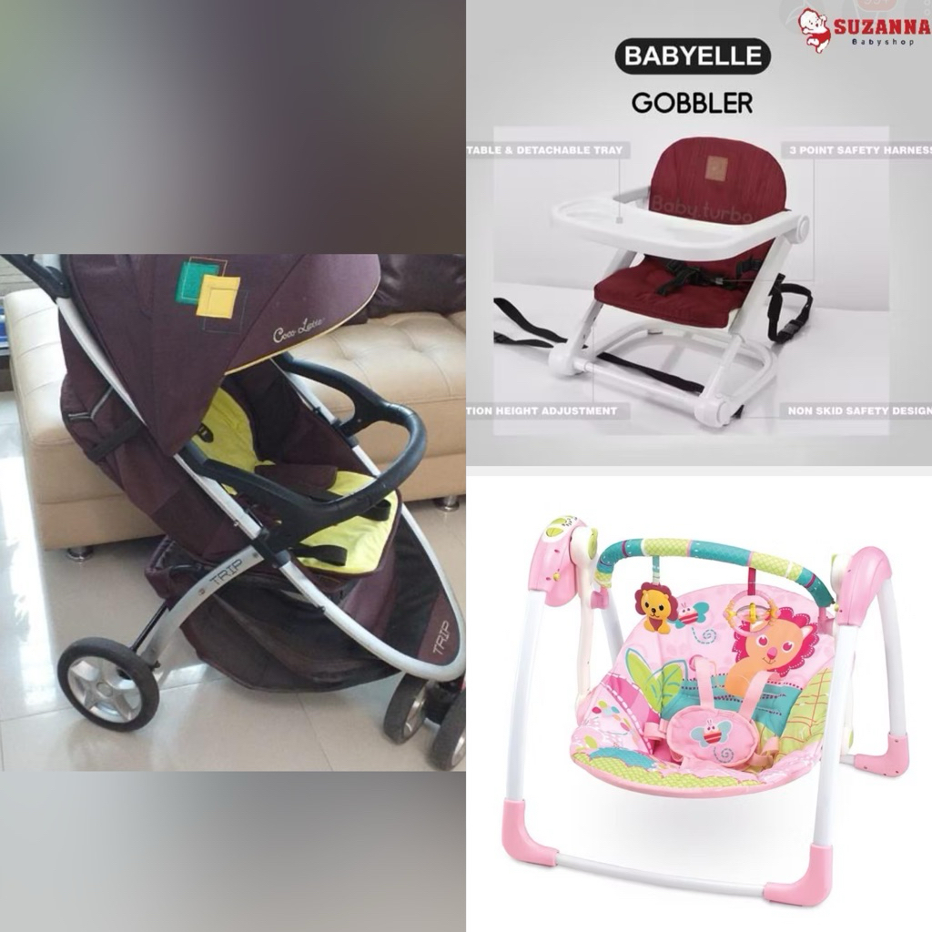 preloved stroller chocolate
