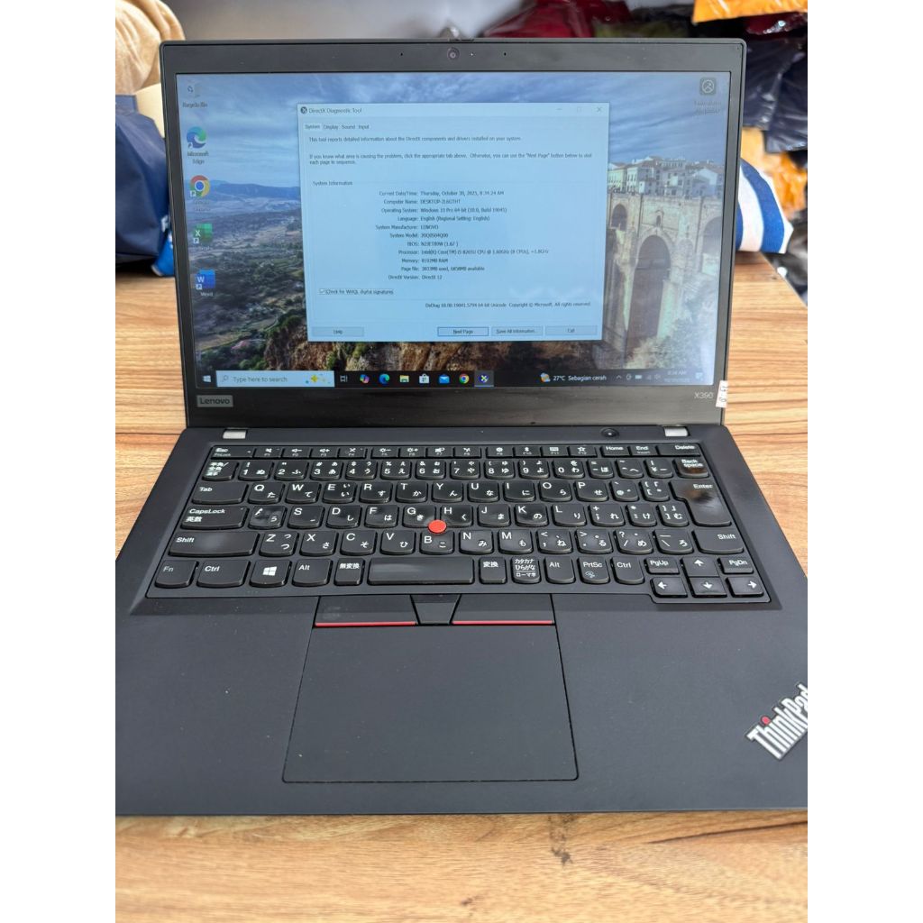 Lenovo Thinkpad X390 Core i5