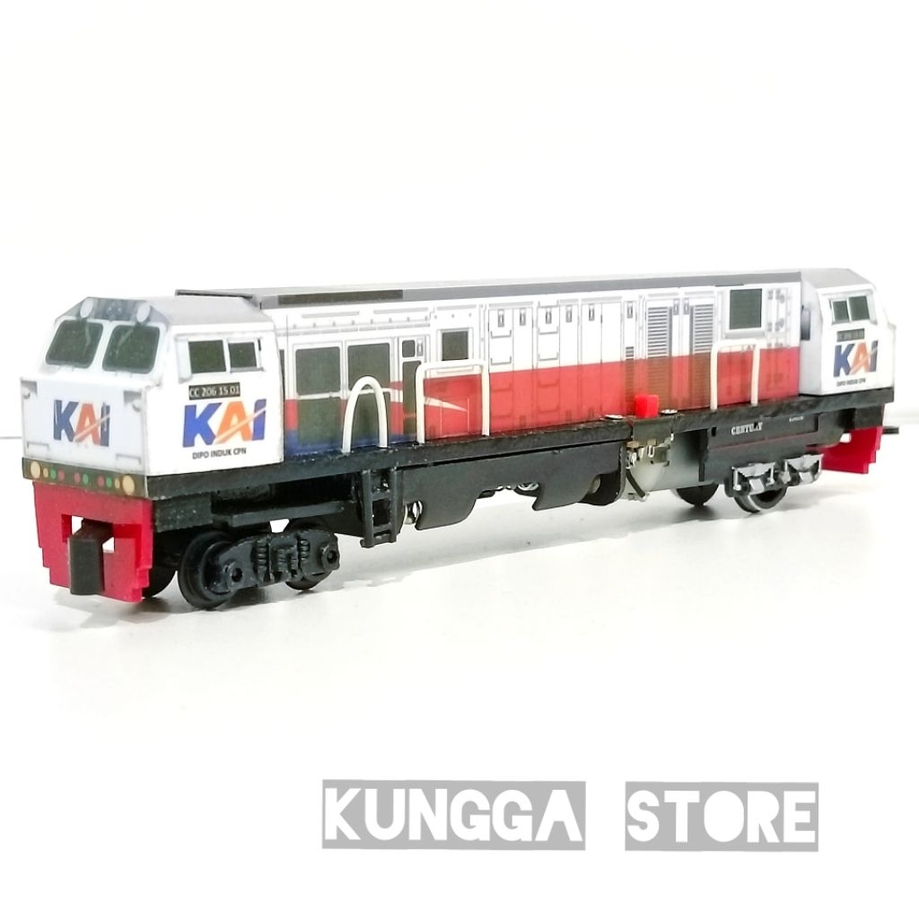 Kereta Api Indonesia Lokomotif Bermesin CC206 CC201