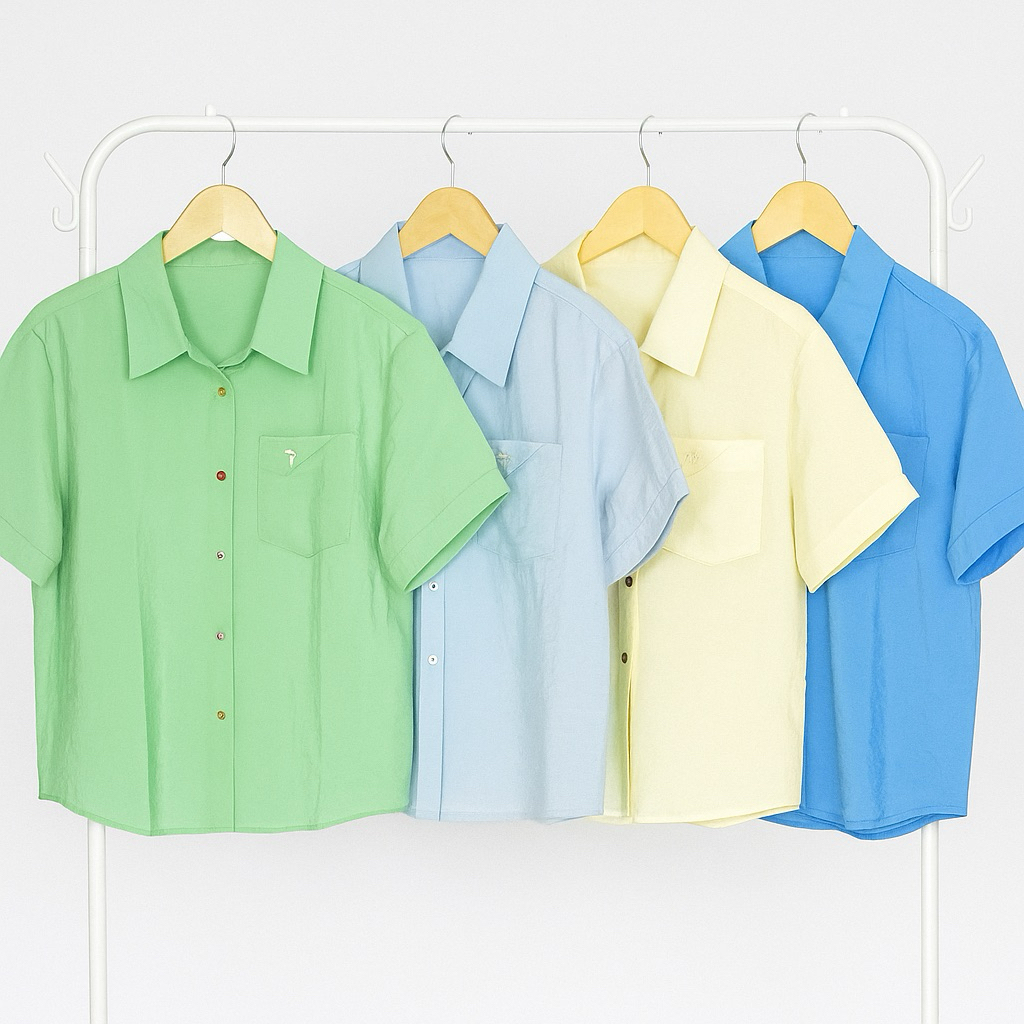 KK005 Kemeja Atasan Wanita Model Korea