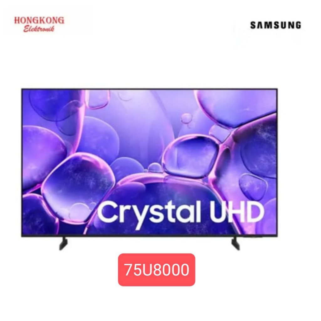 Samsung TV 75 Inch Crystal UHD 75U8000f 4K Smart TV